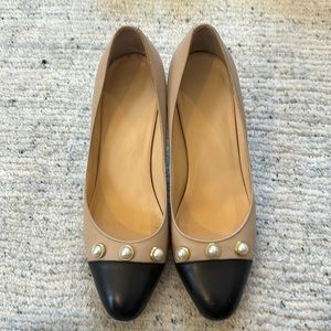 Mint Condition Ivanka Trump Pearl Block Heels - Size 8.5